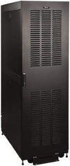 Tripp-Lite - 23.63" Overall Width x 42" Rack Height x 43" Overall Depth Data Cable Enclosure - 3,000 Lb Capacity, Black - Americas Industrial Supply