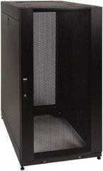 Tripp-Lite - 23.63" Overall Width x 25" Rack Height x 43" Overall Depth Data Cable Enclosure - 3,000 Lb Capacity, Black - Americas Industrial Supply