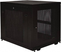 Tripp-Lite - 23.6" Overall Width x 12" Rack Height x 33-1/2" Overall Depth Data Cable Enclosure - 3,000 Lb Capacity, Black - Americas Industrial Supply