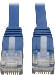 Tripp-Lite - Cat6, 24 AWG, 8 Wires, 550 MHz, Unshielded Network & Ethernet Cable - Blue, PVC, 25' OAL - Americas Industrial Supply