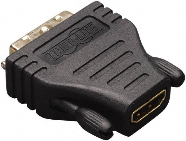 Tripp-Lite - Cable Adapter - HDMI Male Connector, Black, Use with Cabling and Video Applications - Americas Industrial Supply