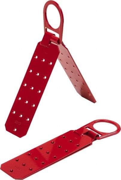 Miller - D-Ring Adjustable Roof Anchor - 420 Lb Capacity, Carbon Steel - Americas Industrial Supply