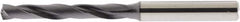 Accupro - 6mm 140° Solid Carbide Jobber Drill - AlTiN Finish, Right Hand Cut, Spiral Flute, Straight Shank, 82mm OAL - Americas Industrial Supply