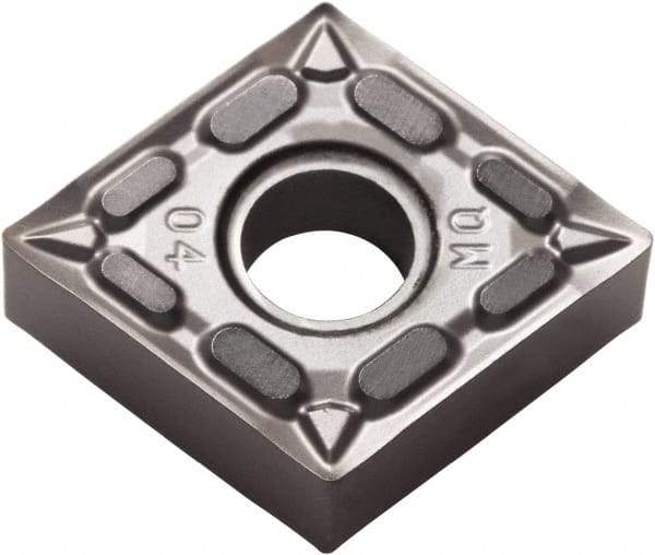 Kyocera - CNMG432 MQ Grade PR015S Carbide Turning Insert - Megacoat Hard Finish, 80° Diamond, 1/2" Inscr Circle, 3/16" Thick, 1/32" Corner Radius - Americas Industrial Supply