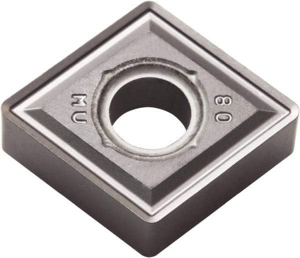 Kyocera - CNMG433 MU Grade PR005S Carbide Turning Insert - Megacoat Hard Finish, 80° Diamond, 1/2" Inscr Circle, 3/16" Thick, 3/64" Corner Radius - Americas Industrial Supply