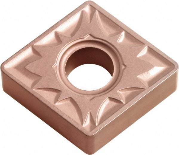 Kyocera - CNMG433 ZS Grade CA315 Carbide Turning Insert - TiCN/Al2O3 Finish, 80° Diamond, 1/2" Inscr Circle, 3/16" Thick, 3/64" Corner Radius - Americas Industrial Supply