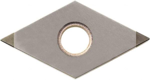 Kyocera - DNGA432 ME Grade KBN05M CBN Turning Insert - Megacoat Finish, 55° Diamond, 1/2" Inscr Circle, 3/16" Thick, 1/32" Corner Radius - Americas Industrial Supply