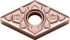 Kyocera - DNMG432 KG Grade CA315 Carbide Turning Insert - TiCN/Al2O3 Finish, 55° Diamond, 1/2" Inscr Circle, 3/16" Thick, 1/32" Corner Radius - Americas Industrial Supply