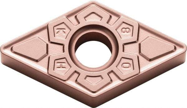 Kyocera - DNMG433 KH Grade CA315 Carbide Turning Insert - TiCN/Al2O3 Finish, 55° Diamond, 1/2" Inscr Circle, 3/16" Thick, 3/64" Corner Radius - Americas Industrial Supply
