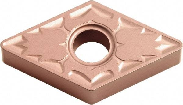 Kyocera - DNMG433 ZS Grade CA315 Carbide Turning Insert - TiCN/Al2O3 Finish, 55° Diamond, 1/2" Inscr Circle, 3/16" Thick, 3/64" Corner Radius - Americas Industrial Supply
