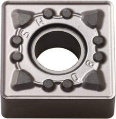 Kyocera - SNMG432 MS Grade PR015S Carbide Turning Insert - Megacoat Hard Finish, 90° Square, 1/2" Inscr Circle, 3/16" Thick, 1/32" Corner Radius - Americas Industrial Supply
