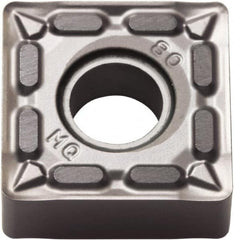 Kyocera - SNMG432 MQ Grade PR005S Carbide Turning Insert - Megacoat Hard Finish, 90° Square, 1/2" Inscr Circle, 3/16" Thick, 1/32" Corner Radius - Americas Industrial Supply