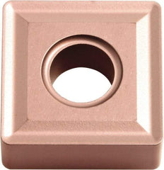 Kyocera - SNMG322 NONE Grade CA315 Carbide Turning Insert - TiCN/Al2O3 Finish, 90° Square, 3/8" Inscr Circle, 1/8" Thick, 1/32" Corner Radius - Americas Industrial Supply