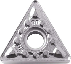 Kyocera - TNMG333 MS Grade PR015S Carbide Turning Insert - Megacoat Hard Finish, 60° Triangle, 3/8" Inscr Circle, 3/16" Thick, 3/64" Corner Radius - Americas Industrial Supply