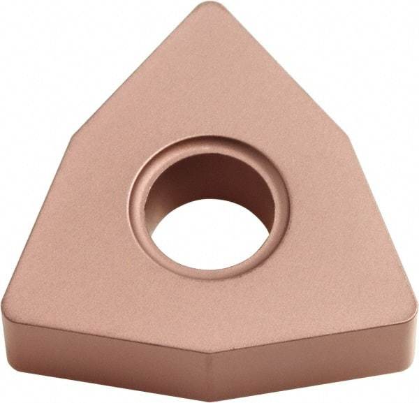 Kyocera - WNMA432 NONE Grade CA315 Carbide Turning Insert - TiCN/Al2O3 Finish, 80° Trigon, 1/2" Inscr Circle, 3/16" Thick, 1/32" Corner Radius - Americas Industrial Supply