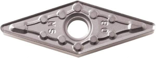 Kyocera - VNMG332 MS Grade PR005S Carbide Turning Insert - Megacoat Hard Finish, 35° Diamond, 3/8" Inscr Circle, 3/16" Thick, 1/32" Corner Radius - Americas Industrial Supply