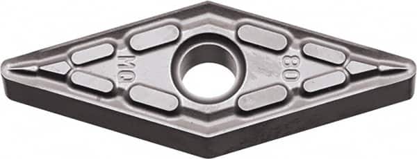 Kyocera - VNMG331 MQ Grade PR005S Carbide Turning Insert - Megacoat Hard Finish, 35° Diamond, 3/8" Inscr Circle, 3/16" Thick, 1/64" Corner Radius - Americas Industrial Supply