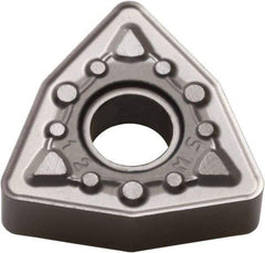 Kyocera - WNMG432 MS Grade PR005S Carbide Turning Insert - Megacoat Hard Finish, 80° Trigon, 1/2" Inscr Circle, 3/16" Thick, 1/32" Corner Radius - Americas Industrial Supply
