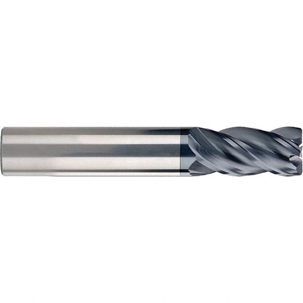 SGS - 20mm, 4 Flute, Single End, Solid Carbide, 0.1575" Corner Radius End Mill - 104mm OAL, 38° Helix, 38mm LOC, Right Hand Cut - Americas Industrial Supply