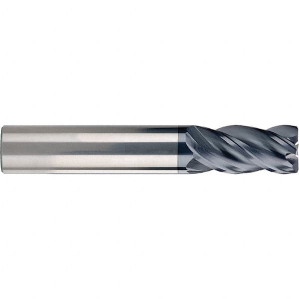 SGS - 16mm, 4 Flute, Single End, Solid Carbide, 0.1575" Corner Radius End Mill - 92mm OAL, 38° Helix, 32mm LOC, Right Hand Cut - Americas Industrial Supply