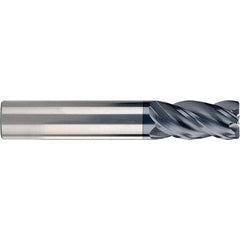 SGS - 16mm, 4 Flute, Single End, Solid Carbide, 0.1575" Corner Radius End Mill - 92mm OAL, 38° Helix, 32mm LOC, Right Hand Cut - Americas Industrial Supply