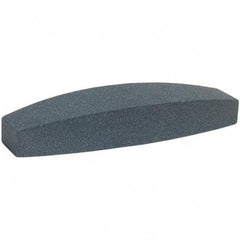 Norton - 9" Long x 2-1/2" Wide x 1-1/2" Thick, Silicon Carbide Sharpening Stone - Boat Shaped, Medium Grade - Americas Industrial Supply