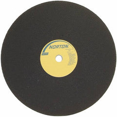 Norton - 30" Ceramic Cutoff Wheel - 1/4" Thick, 1-3/4" Arbor - Americas Industrial Supply