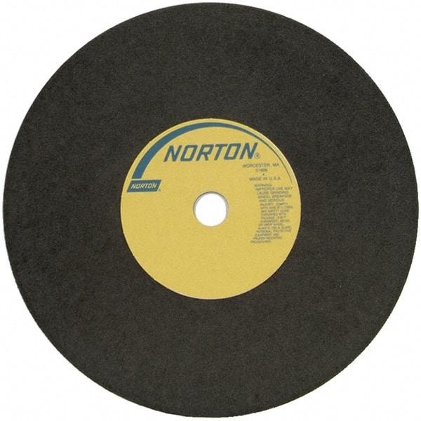 Norton - 24" Aluminum Oxide Cutoff Wheel - 3/16" Thick, 1-3/4" Arbor - Americas Industrial Supply