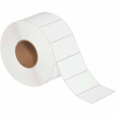 Value Collection - Pack of 4 Rolls, 3,000 Labels per Roll, 4" x 2" White Matte Coated Facestock Thermal Labels - Americas Industrial Supply