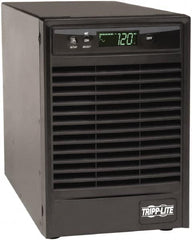 Tripp-Lite - 15 Amp, 1,000 VA, Tower Mount Online Backup Uninterruptible Power Supply - Backup 3.8 min with Full Load & 12 min with Half Load, 120 VAC Input & Output, 900 Watt Output, 1 Phases, 6 Outlets - Americas Industrial Supply