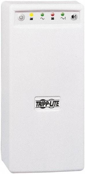 Tripp-Lite - 15 Amp, 350 VA, Tower Mount Line Interactive Backup Uninterruptible Power Supply - Backup 15-1/2 min with Full Load & 37 min with Half Load, 120 VAC Input & Output, 225 Watt Output, 1 Phases, 4 Outlets - Americas Industrial Supply