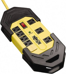 Tripp-Lite - 8 Outlets, 120 VAC15 Amps, 25' Cord, Power Outlet Strip - Floor, Keyhole Mount, 5-15 NEMA Configuration, 1.57" Strip - Americas Industrial Supply