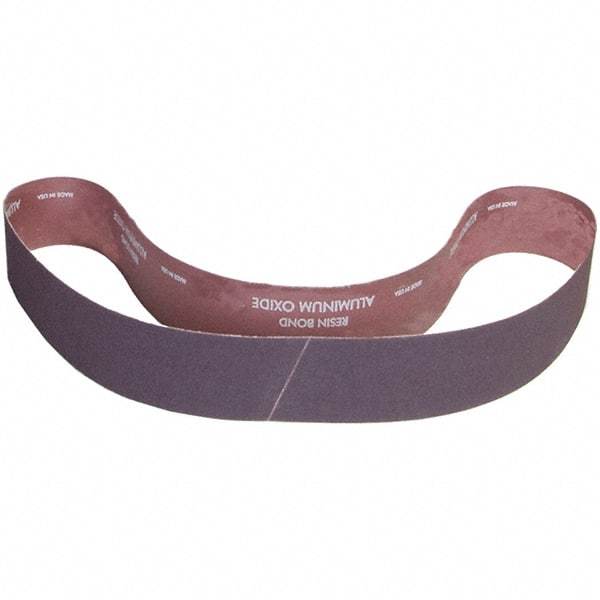 Norton - 1-1/2" Wide x 60" OAL, Aluminum Oxide Abrasive Belt - Aluminum Oxide, Coarse, Nonwoven, X Weighted Cloth Backing - Americas Industrial Supply