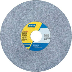 Norton - 8" Diam x 1-1/4" Hole x 3/4" Thick, J Hardness, 46 Grit Surface Grinding Wheel - Ceramic, Type 1, Coarse Grade, 3,600 Max RPM - Americas Industrial Supply