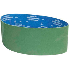 Norton - 6" Wide x 48" OAL, 60 Grit, Zirconia Alumina Abrasive Belt - Zirconia Alumina, Coated, Y Weighted Paper Backing - Americas Industrial Supply