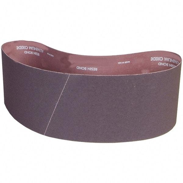 Norton - 6" Wide x 48" OAL, 100 Grit, Aluminum Oxide Abrasive Belt - Aluminum Oxide, Coated, X Weighted Cloth Backing - Americas Industrial Supply