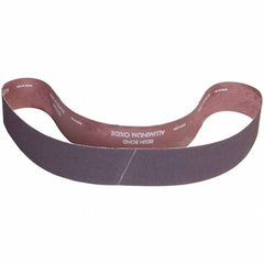 Norton - 2" Wide x 42" OAL, 180 Grit, Aluminum Oxide Abrasive Belt - Aluminum Oxide, Coated, X Weighted Cloth Backing - Americas Industrial Supply
