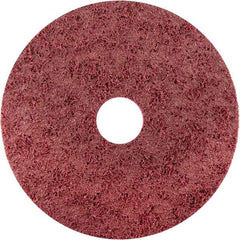 Norton - 5" Diam, Aluminum Oxide Hook & Loop Disc - Medium Grade, Nonwoven, - Americas Industrial Supply