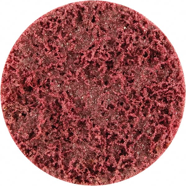 Norton - 4" Diam, Aluminum Oxide Hook & Loop Disc - Medium Grade, Nonwoven, - Americas Industrial Supply