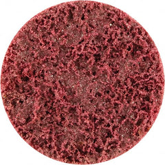 Norton - 4" Diam, Aluminum Oxide Hook & Loop Disc - Medium Grade, Nonwoven, - Americas Industrial Supply