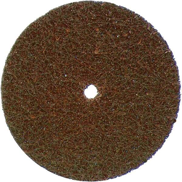 Norton - 5" Diam, Aluminum Oxide Hook & Loop Disc - Coarse Grade, Nonwoven, - Americas Industrial Supply