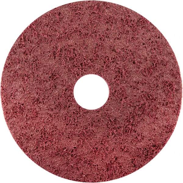 Norton - 4-1/2" Diam, Aluminum Oxide Hook & Loop Disc - Medium Grade, Nonwoven, - Americas Industrial Supply