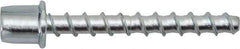 Powers Fasteners - 3/8" Zinc-Plated Steel Vertical (End Drilled) Mount Threaded Rod Anchor - 1/4" Diam x 2-1/2" Long, 4,270 Lb Ultimate Pullout, For Use with Concrete/Masonry - Americas Industrial Supply