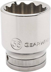 GearWrench - 3/4" Drive, Standard Hand Socket - 12 Points, 2.64" OAL, Alloy Steel, Chrome Finish - Americas Industrial Supply