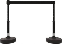 Banner Stakes - 42" High Plastic Pedestrian Barrier - 15' Long Rope - Americas Industrial Supply