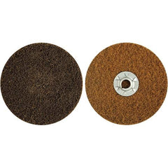 Norton - 5" Disc Diam, Aluminum Oxide Quick Change Disc - Type R Attaching System, Nonwoven, Brown, Coarse Grade, 12,000 RPM - Americas Industrial Supply