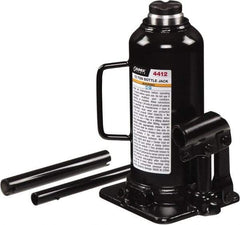 Sunex Tools - 12 Ton Capacity Bottle Jack - 9.1" to 18.3" High, 5.71" Long x 4.96" Wide Base - Americas Industrial Supply