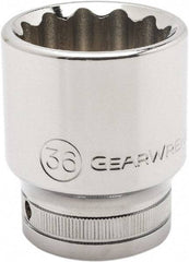 GearWrench - 3/4" Drive, Standard Hand Socket - 12 Points, 2.76" OAL, Alloy Steel, Chrome Finish - Americas Industrial Supply