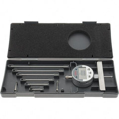 SPI - 0" to 22" Steel Electronic Depth Gage - 0.001" Accuracy, 0.0005" Resolution, 4" Base Length - Americas Industrial Supply