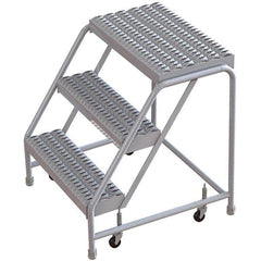 TRI-ARC - Rolling & Wall Mounted Ladders & Platforms Type: Rolling Warehouse Ladder Style: Rolling Safety Ladder - Americas Industrial Supply